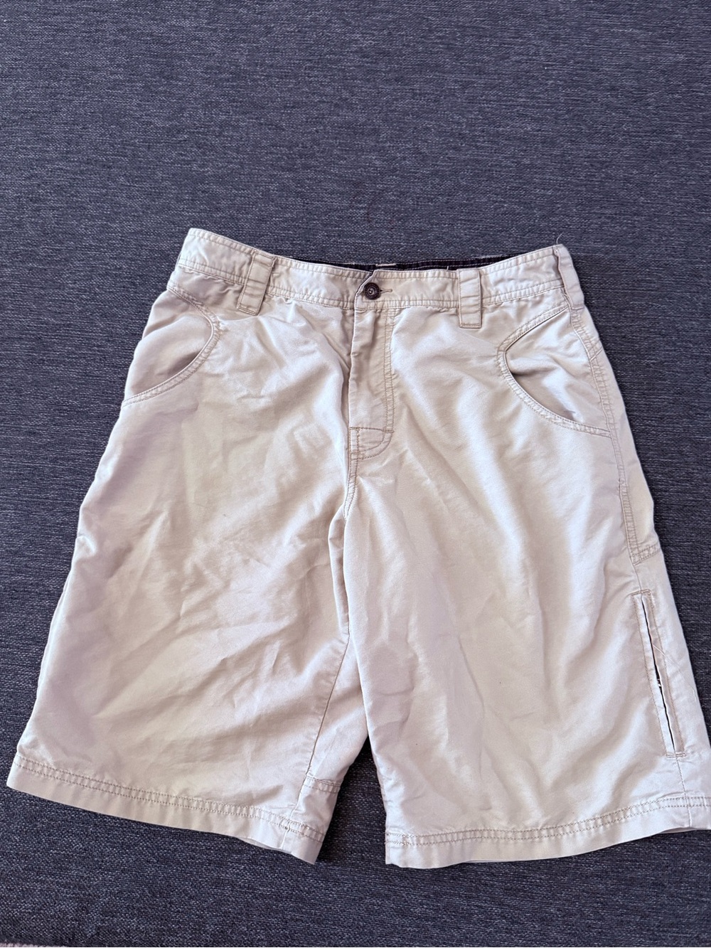 Prana Men's Beige Casual Shorts - Neutral Summer outdoor adventure cargos Med